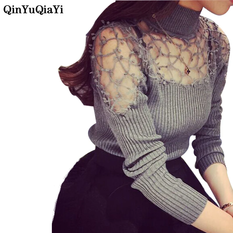 Женский свободный свитер с длинным рукавом однотонные свитера и пуловеры