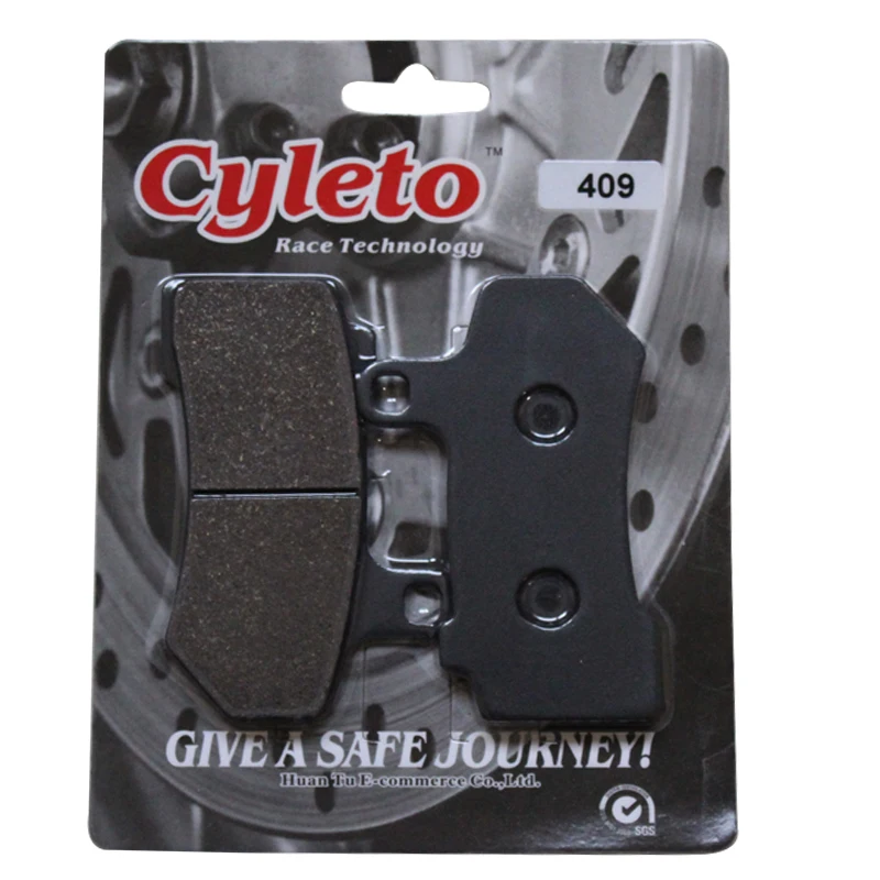 Cyleto Motorcycle Front and Rear Brake Pads for Harley Davidson FLTRX Road Glide Custom 2010-2013 VRSC Night Rod Special 2012 | Автомобили