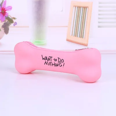 1 шт конфеты Цвета в форме кости силикатный гель карандаш творческий пенал для