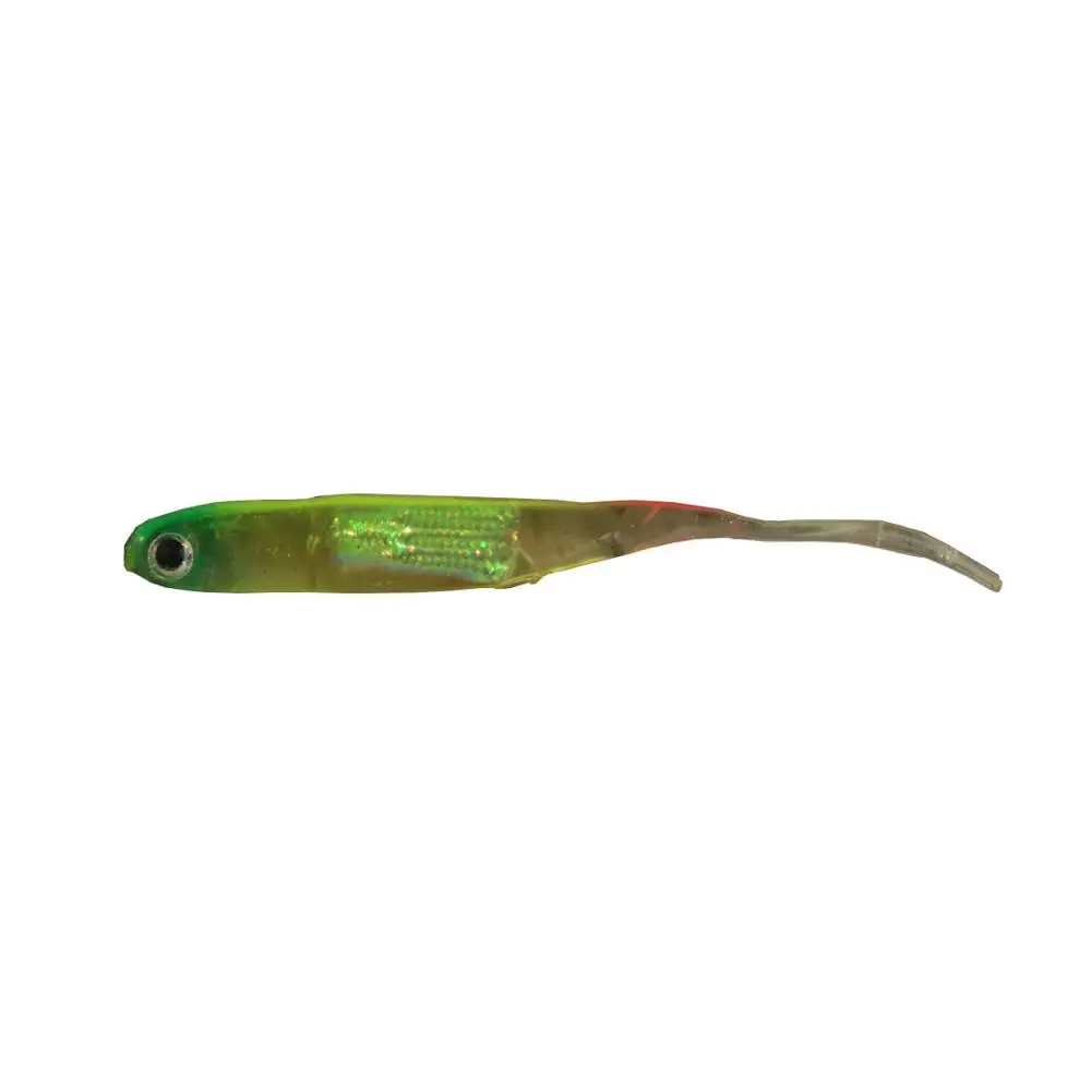 BassLegend мягкие Пластик Flash Minnow приманки для шеда бас Щука приманка 75 мм/1 9 г 10