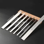 Нож для резьбы по дереву, из быстрорежущей стали, толщина 2 мм, кухонный нож для фруктов, заготовка из термообработанной стали, HRC61, длина 200 мм