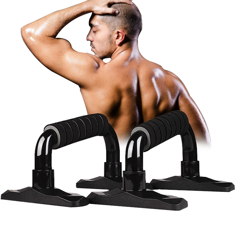 Push Up подставки нержавеющая сталь бар пена ручка Фитнес упражнения I-shaped бары