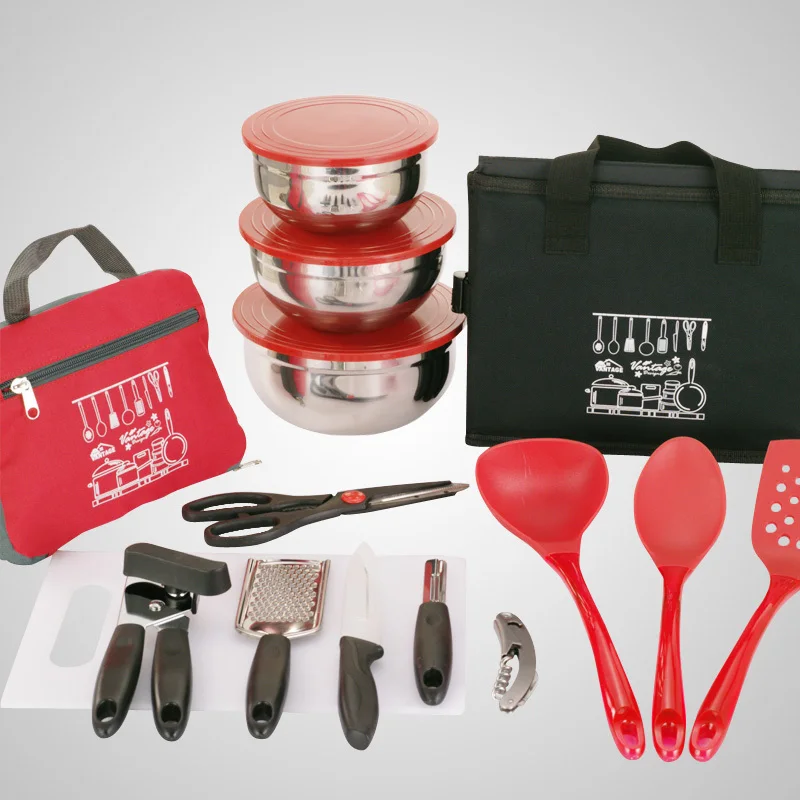 Ярко красного цвета большие размеры 33 шт./компл. с мешок Открытый Кемпинг Пеший