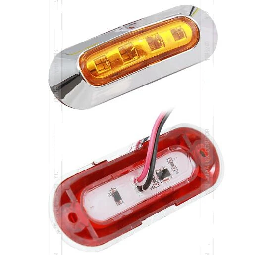 Верхняя звезда 4 светодиода боковые габаритные огни для грузовика аварийные