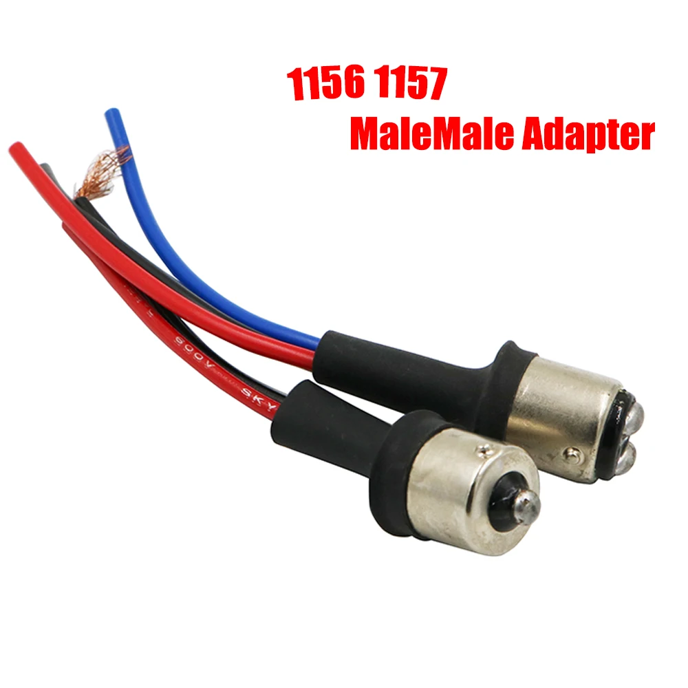 YSY 100x BAY15S 1156 BAY15D 1157 Мужской адаптер жгуты проводов для автомобиля мотоцикла