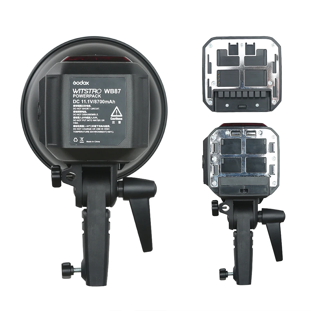 Godox AD600B студия TTL вспышка Bowen крепление GN87 600W HSS 1/8000s 2 4G Беспроводная с литиевой
