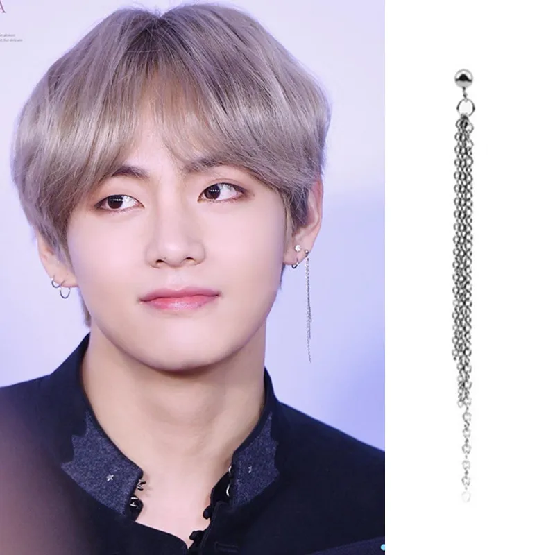 2018 новые Kpop BTS Bangtan мальчики Унисекс V концерт с той же длинной подвеской цепочка