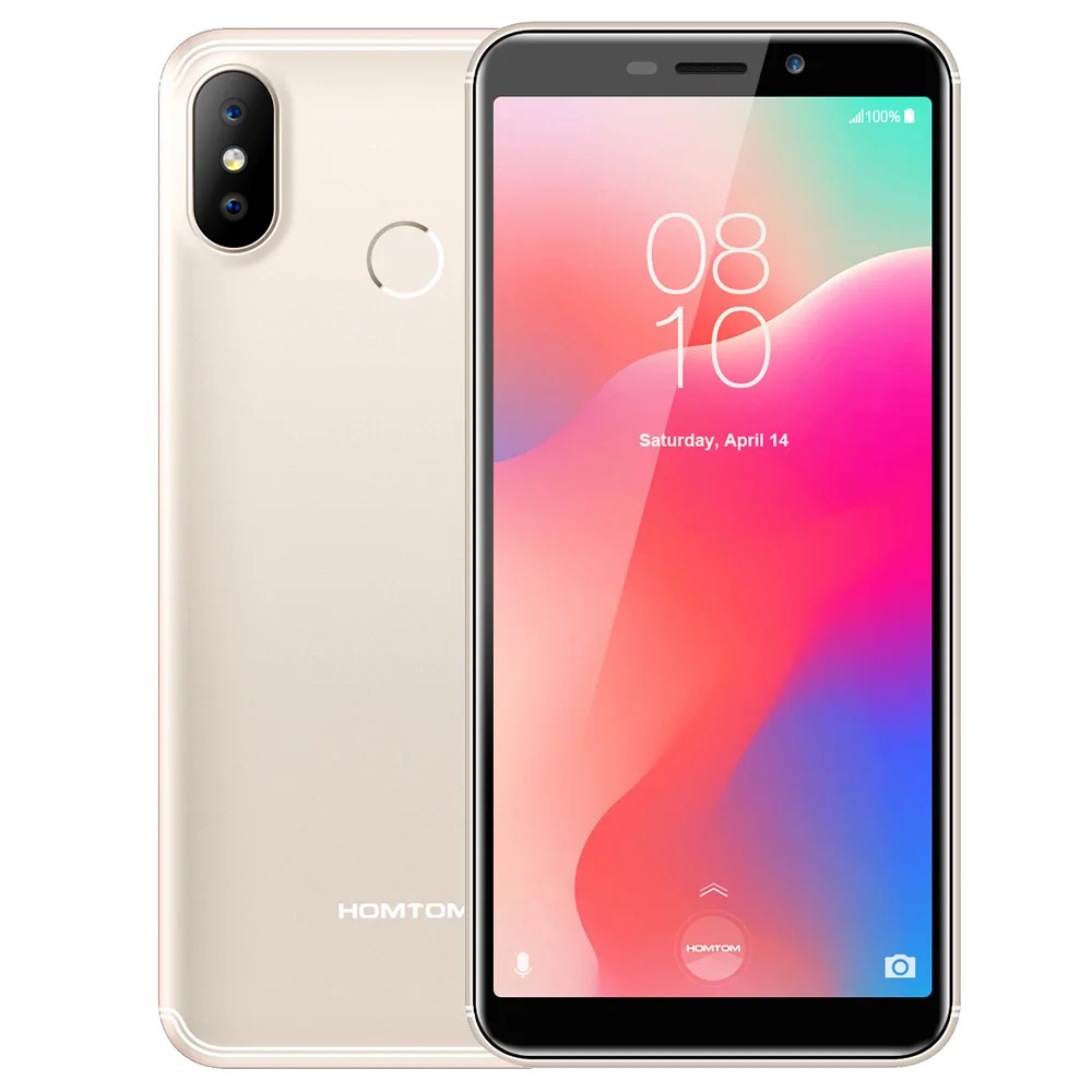 HOMTOM C1 3g смартфон 5 ''Android Go OS MTK6580A четырехъядерный 1. 3G Гц 1 ГБ ОЗУ 16 Гб 13 0 МП Датчик