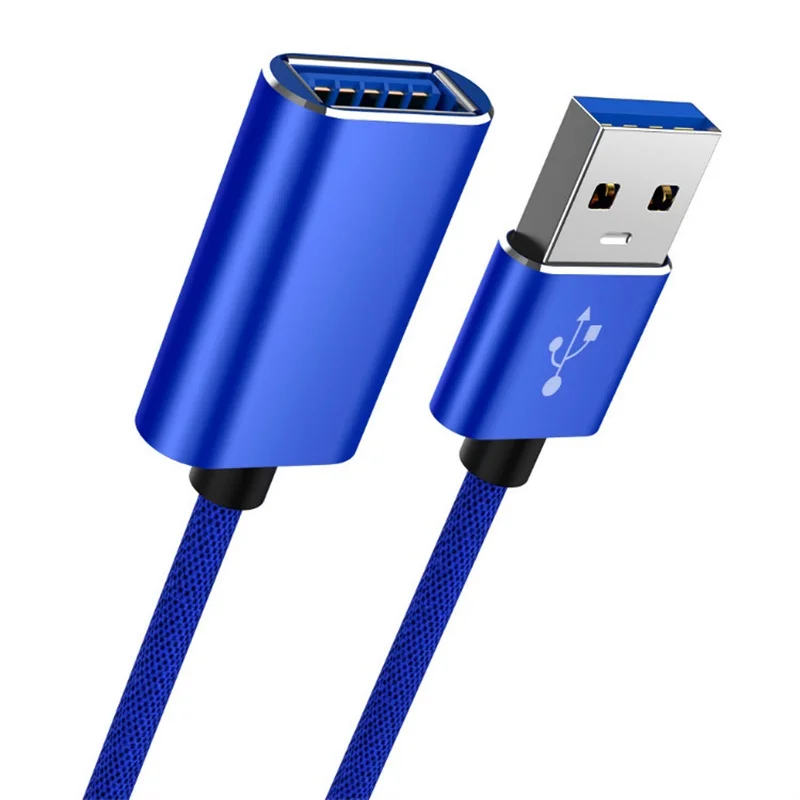 1 м USB Удлинительный кабель супер скорость USB 3,0 кабель синхронизации данных удлинитель Кабель удлинитель шнура провод для ноутбука ПК клавиатура принтер