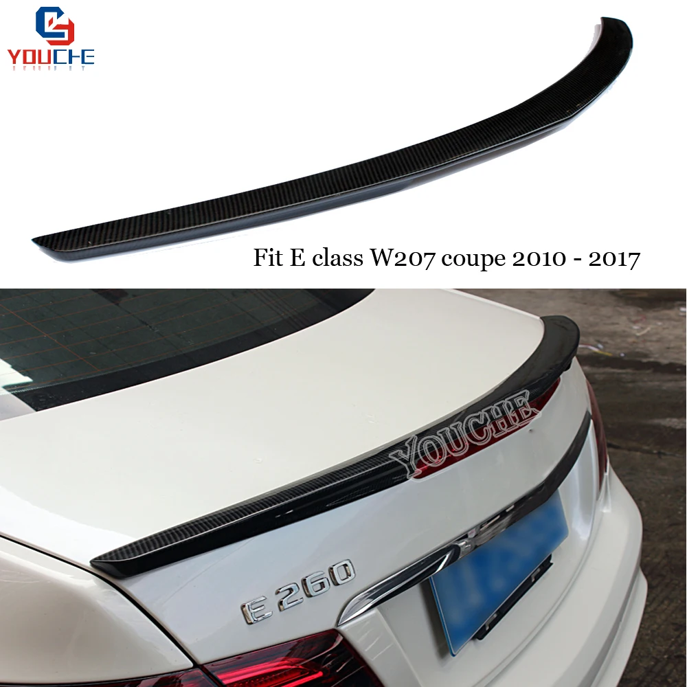 C207 Coupe AMG стильный задний спойлер из углеродного волокна для багажника Mercedes E Class W207 2010- E200 E250 E300 E550