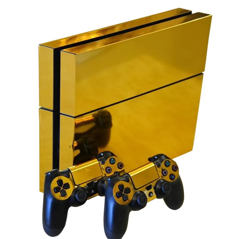 Plating Sticker Protector Cover Skin Stickers Decal Case For Sony Play Station Dualshock 4 PS4 Consoles and Two Controller | Электроника