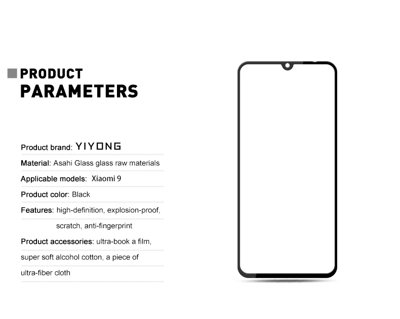 YIYONG 5D полное покрытие стекло для Xiao mi 9 закаленное стекло Xio mi 9 SE Защита экрана для Xiao mi 8 mi 8 Pro Lite SE стекло