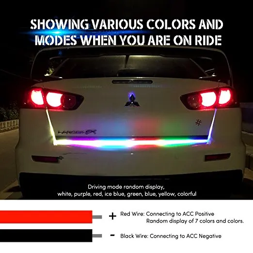 Автомобильный Стайлинг RGB плавучая светодиодсветодиодный динамическая лента