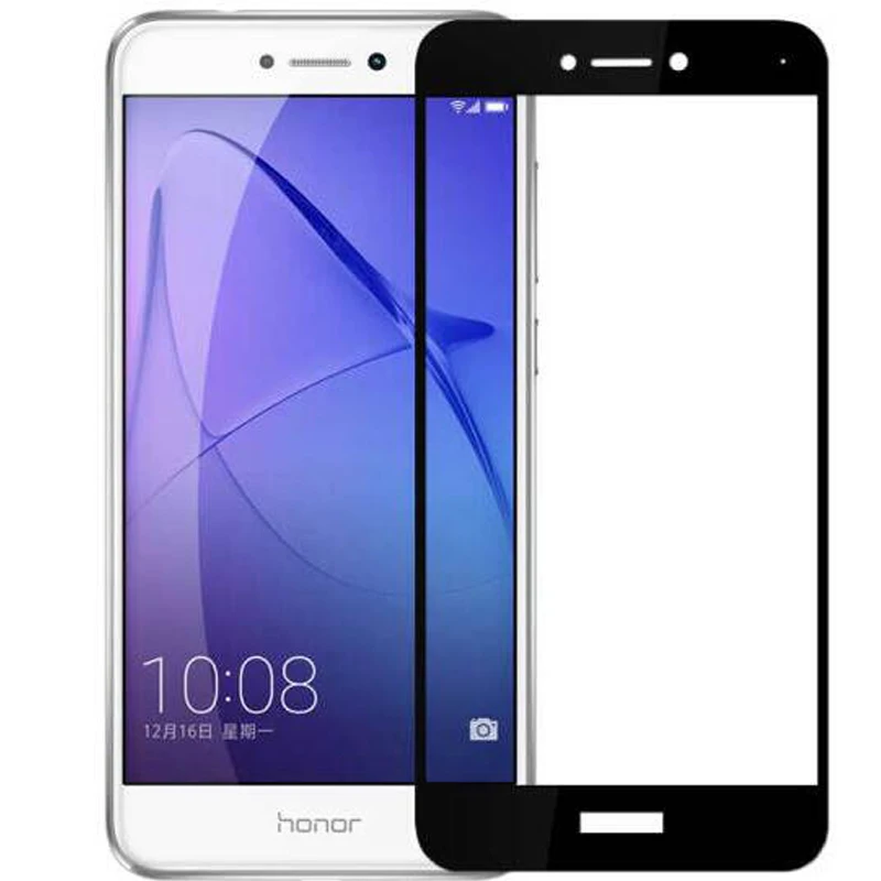 Huawei P8 Lite 2017 стекло 100% полное покрытие экрана протектор 2.5D 9 H жесткий закаленное
