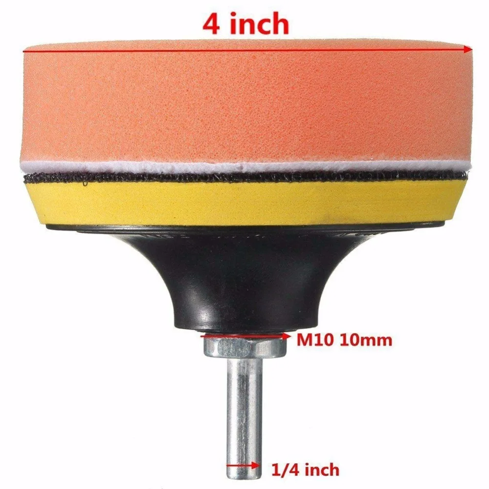 Набор полировальных насадок комплект из 7 предметов для полировки автомобиля