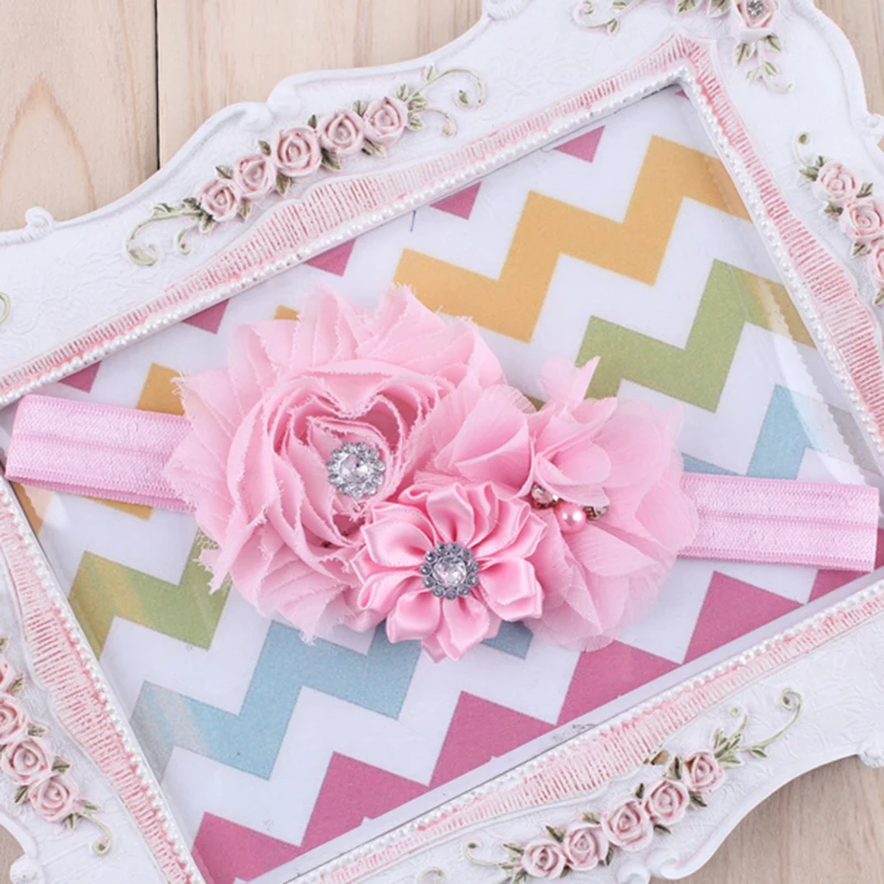 Детская повязка на голову головные повязки с бантиком для новорожденных