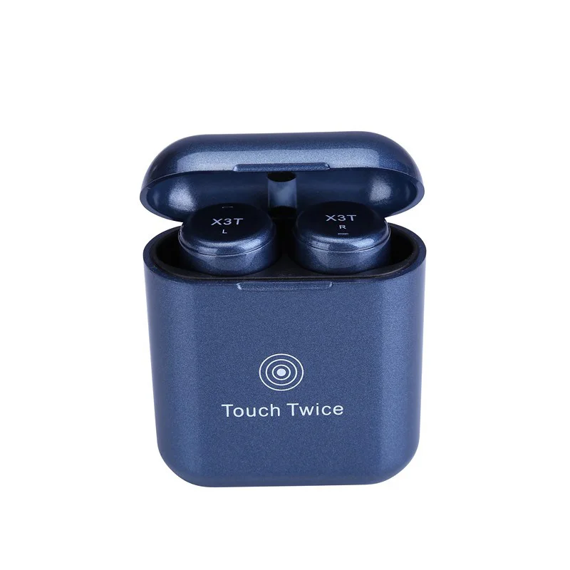 TWS X3T беспроводной Bluetooth 4 2 наушники Wtih зарядное устройство коробка бас X1t X2T стерео