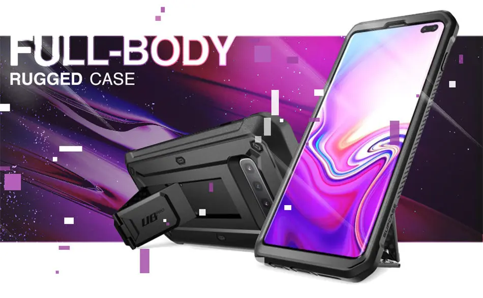 SUP чехол для samsung Galaxy S10 Plus чехол 6," UB Pro полный корпус прочная подставка чехол без встроенной защиты экрана