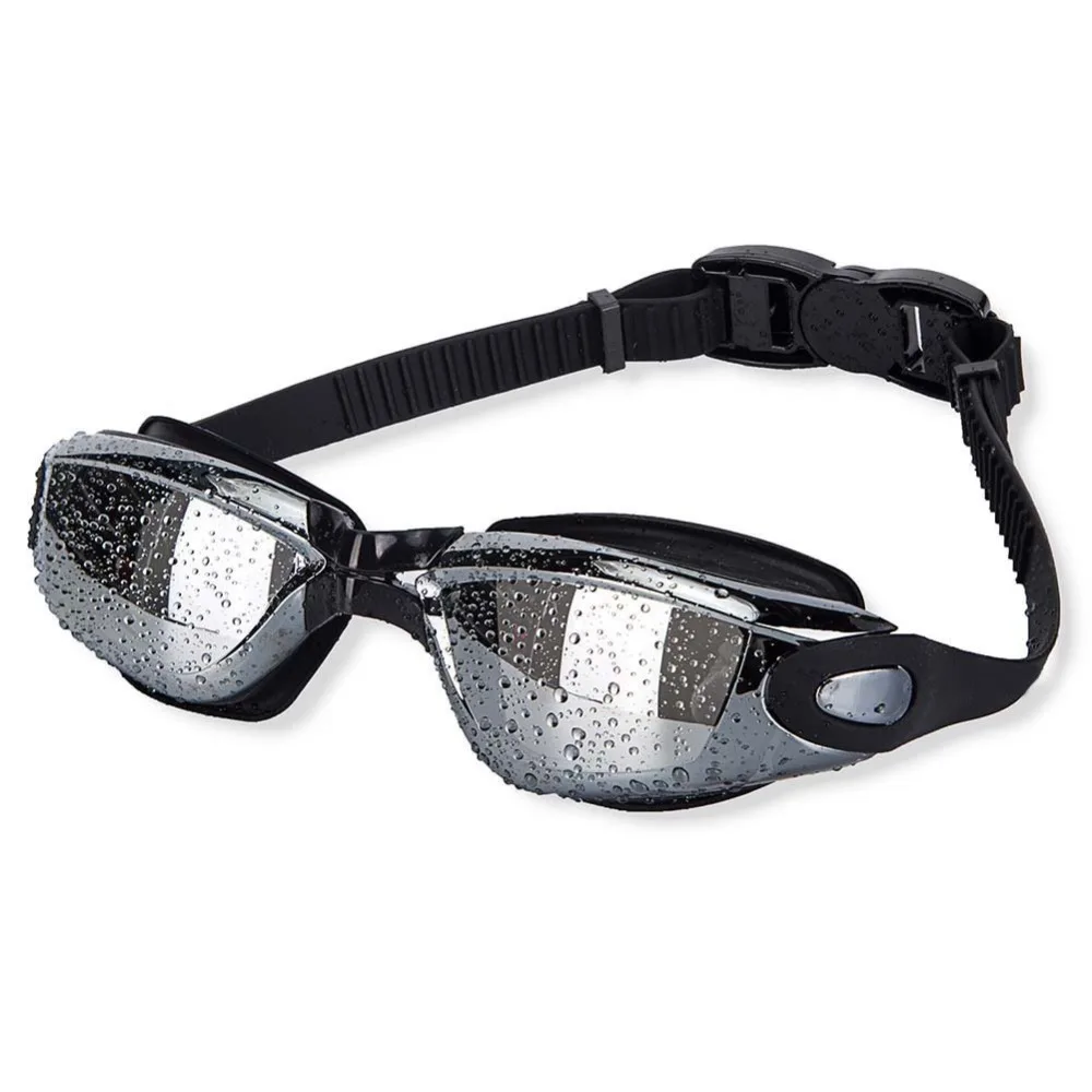 Очки для плавания силиконовые профессиональные водонепроницаемые