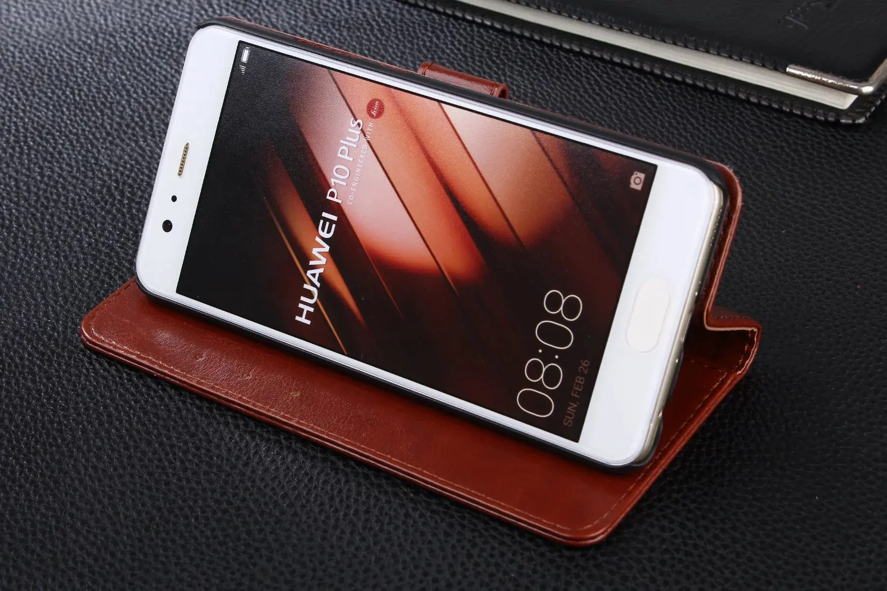 AZNS для Huawei P10 Plus Роскошный кожаный бумажник откидная крышка телефон Сумки Чехол