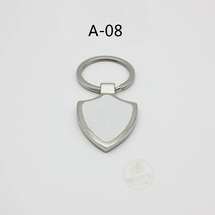 A-08 10 шт./лот, пустые металлические брелоки, брелоки для бутылок, открывалка для бутылок, сделай сам, подарочная печать, бумага для сублимации чернил, двусторонняя печать - Цвет: A-08