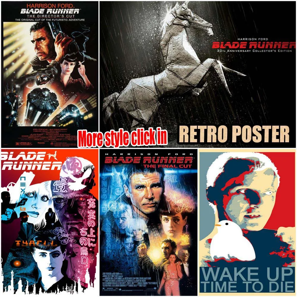 Blade runner бар ретро декоративная живопись ностальгический классический научной
