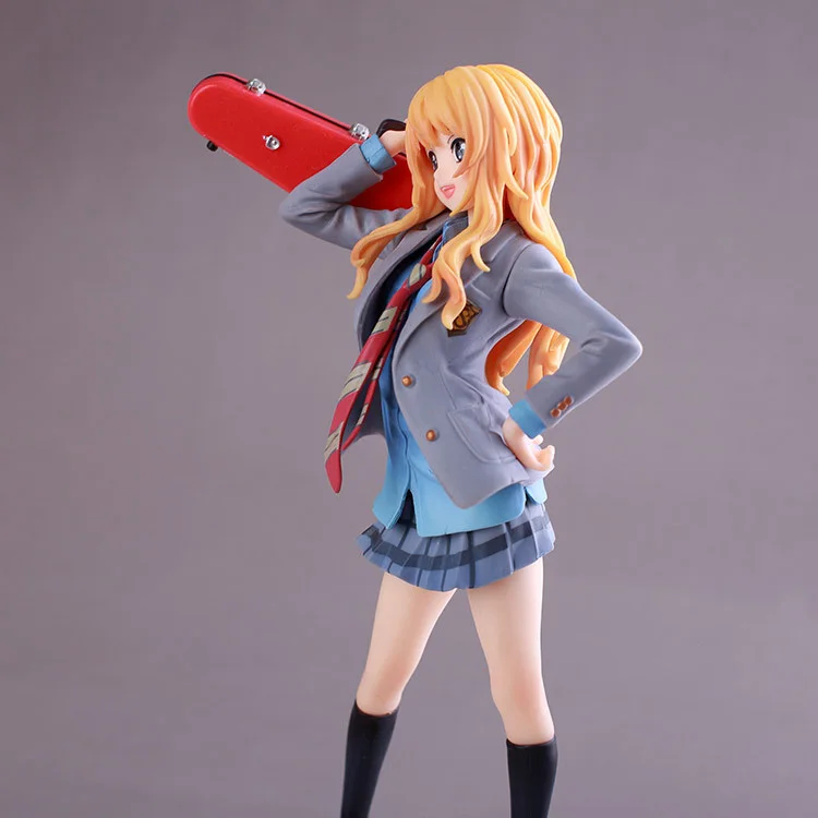 Аниме ваша лежа в апреле Miyazono Kaori фигурку ПВХ 1/8 Масштаб Окрашенные милые формы Ver.