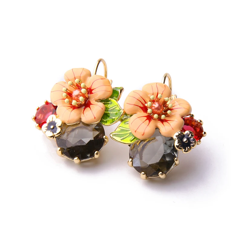 Модные брендовые ювелирные изделия для женщин Эффектные серьги летние в виде