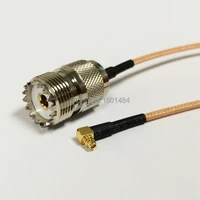 new uhf female jack so239 switch mmcx male plug right angle pigtail cable rg316 wholesale fast ship 15cm 6 adapter