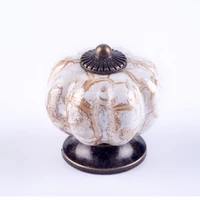 antique ceramic pumpkin knobs handles pulls for cabinets cupboard dresser drawers kitchen furniture or kids room