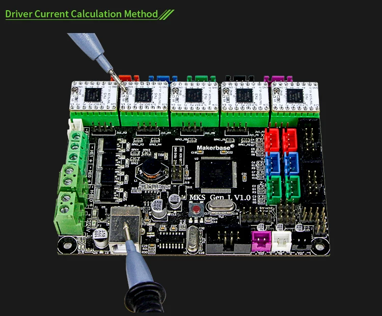 Детали 3D-принтера StepStick MKS TB67S109 Драйвер шагового двигателя с поддержкой 1/32 микрошагов и макс. ток 3.3A