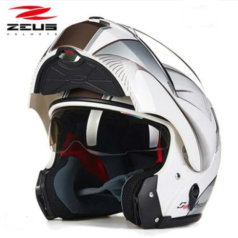 2018 New ZEUS Double lens combination Full face motorcycle helmets undrape Four seasons Half motorbike helmet ZS-3000A | Автомобили и