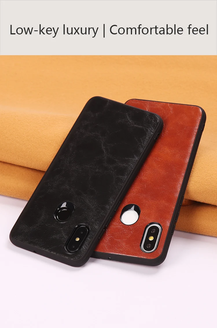 Чехол для телефона для Xiaomi mi 8 A1 A2 Lite mi x 2S 3 Max Ретро масло воск кожа Мягкий ТПУ Край крышка красный mi Note 5 6 Pro 6A