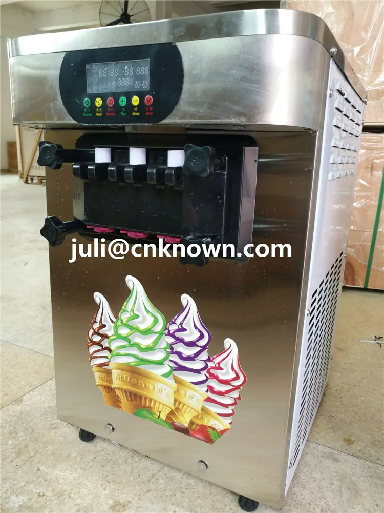 Фабричная поставка коммерческое использование 3 вкуса 18 л чашка для мороженого