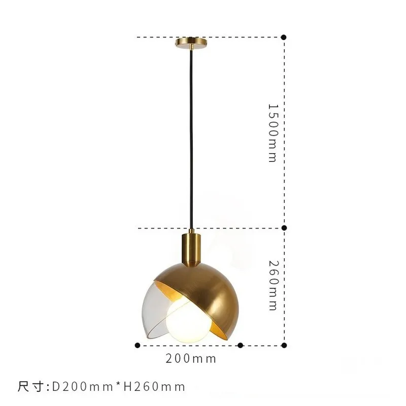 

Nordic Led Hanglamp Loft Industrial Decor Luminaire Hanging Lamp Modern Gold Greedy Bean Pendant Lights Kitchen Indoor Fixtures