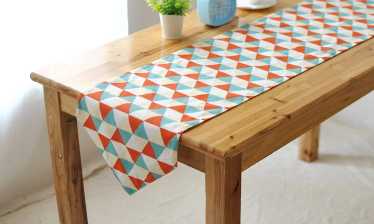 Современный минималистский обеденный стол бегун салфетки высококлассные моды