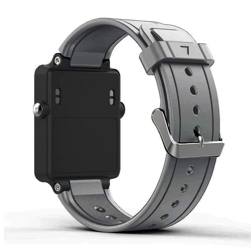 Gray HIPERDEAL умные аксессуары силиконовый ремешок на запястье Новая мода спортивный силиконовый браслет ремешок для Garmin Vivoactive ацетат - Цвет: Gray