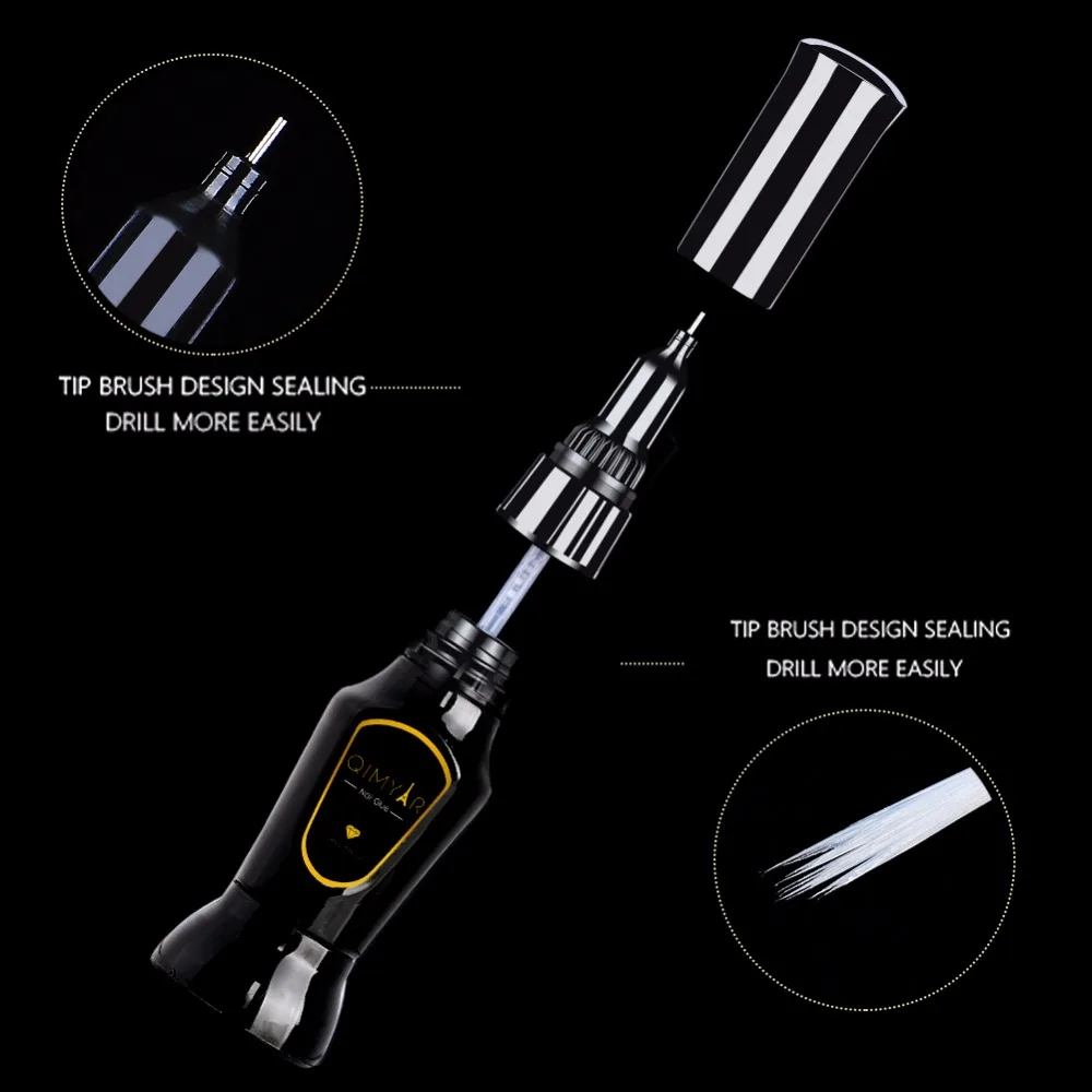 10 мл УФ акриловые Клей для страз накладных ногтей супер липкий прозрачный