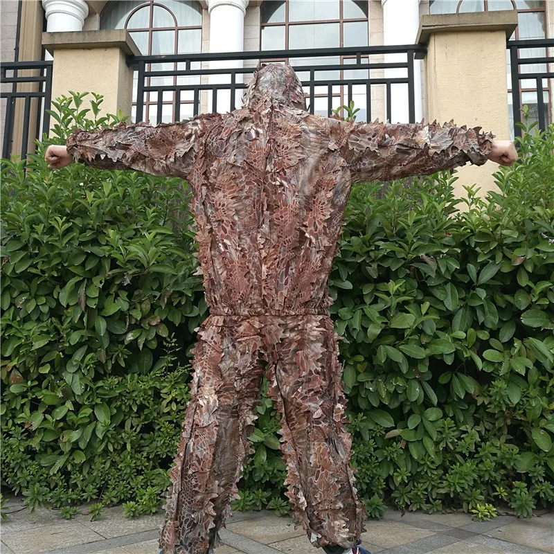Продукт пустыня питон боа Змея шаблон камуфляж Дикая Охота Одежда 3D ghillie костюм подходит для лета и осени