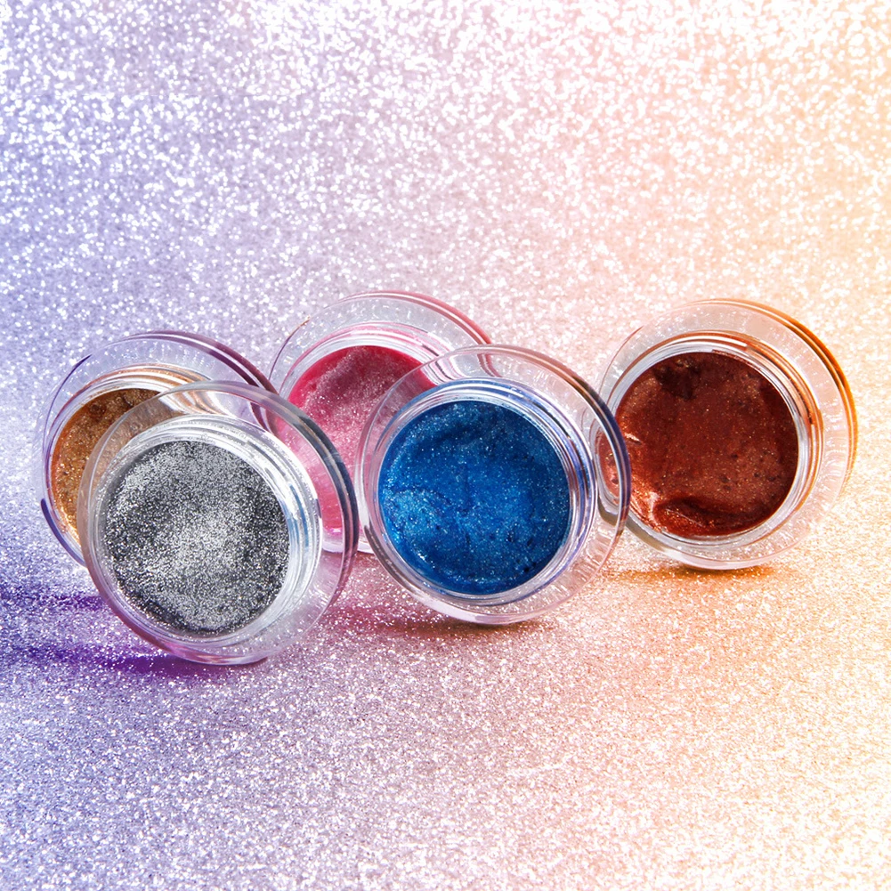 25 цветов бриллиантовый блеск желейные тени для век гелевый Крем Осветляющий водонепроницаемый долговечный карандаш для век тени для век светящиеся пигментные косметические