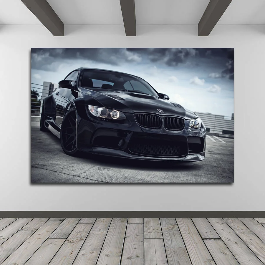 Печатная Настенная картина B M W E92 M3 супер спортивные автомобильные обои холст