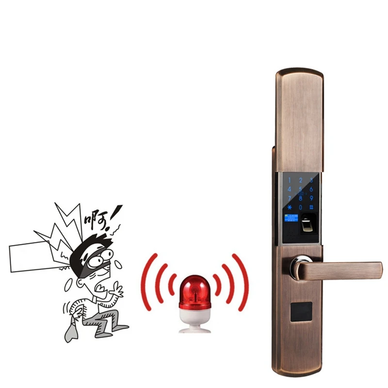 Цифровой Semicondu отпечатков пальцев Smart Lock электронные замок двери автоматический
