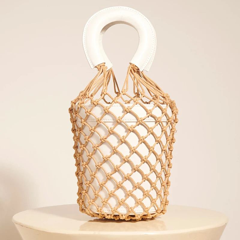 ARPIMALA Женская Сетчатая Сумка роскошная дизайнерская сумка ведро модная кожаная