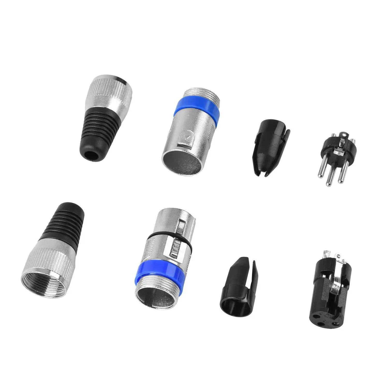 THGS 5 пар 3 Pin XLR разъемы Мужской и Женский микрофон микрофонный кабель разъем аудио разъем, 10 Упаковка