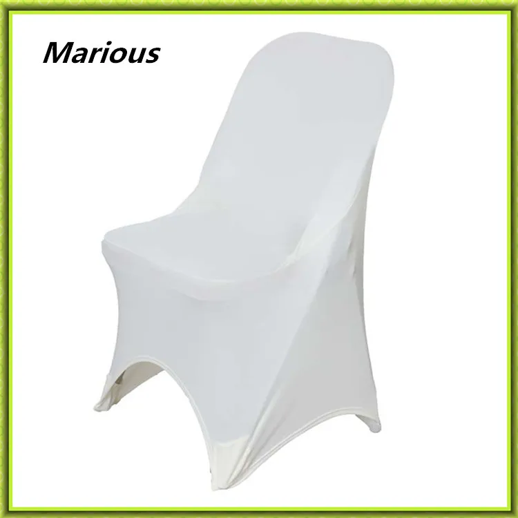 Marious 100 шт складной чехол для кресла спандекс чехлы стульев свадьбы стула белое