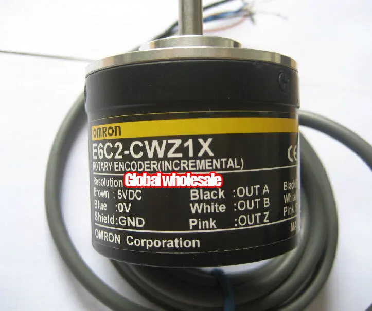 1 шт. E6C2 CWZ1X 2000 P/R кодировщик для OMRON/инкрементный роторный кодер/2000 линейный кодер