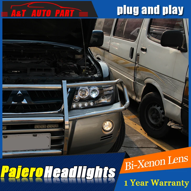 2004-2012 автомобильный Стайлинг для Mitsubishi Pajero V73 фары V77 светодиодная передняя фара