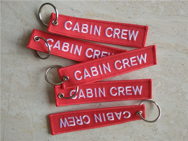 Cabin Crew Embroidered Key Tag | Автомобили и мотоциклы