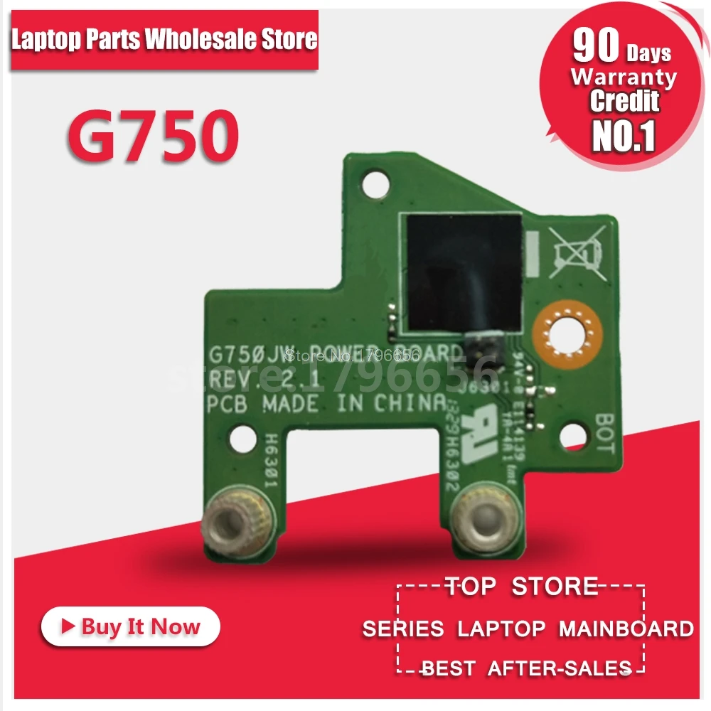 Оригинальный Для For Asus G750 G750JW G750JS G750JX G750JH G750JZ G750JM G750J кнопка включения платы