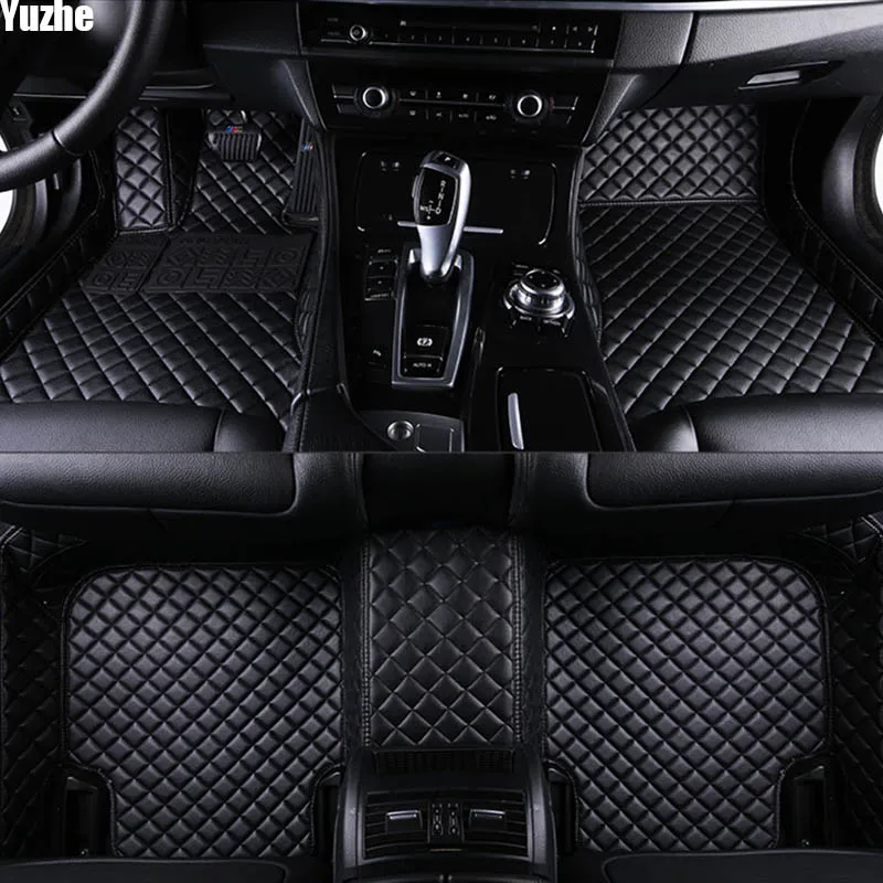 color 2 Yuzhe Авто Пол коврик для ног для форд фиеста проводник fusion mondeo 4 mk3 Kuga Focus автомобильные аксессуары водонепроницаемый ковер ковры - Название цвета: color 2